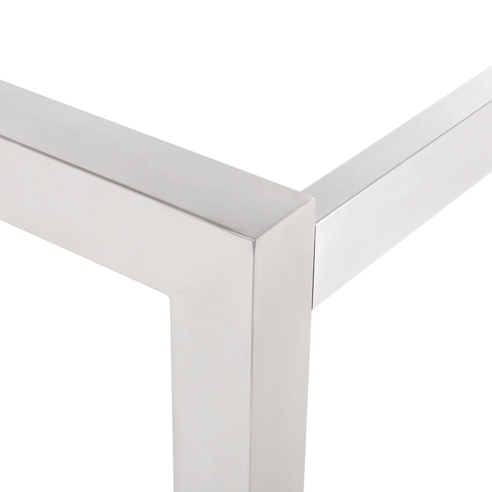 Set da Giardino Tavolo Piano Granito Grigio 6 Sedie Beige 180 x 90 cm