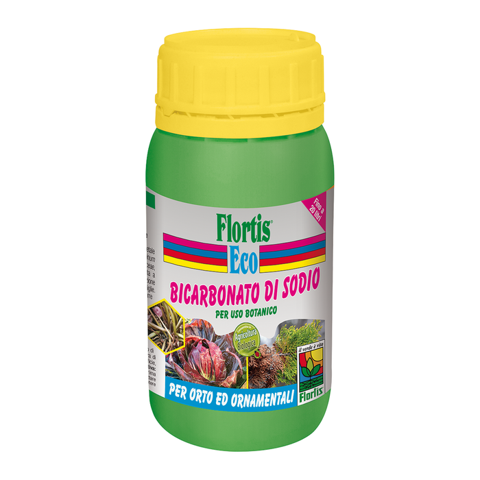 FUNGICIDA biologico BICARBONATO DI SODIO per oidio malbianco 200 GR FLORTIS