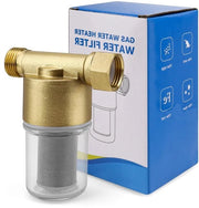 Filtro Acqua per Rubinetto - Filtro per Acqua con Elemento di Rimpiazzo in Acciaio Inossidabile - Filtro per Doccia - Filtro per Calcare - Filtro per Acqua con Elemento di Rimpiazzo Verviabile - Filtro per Acqua di Alta Qualità con Materiale in Rame