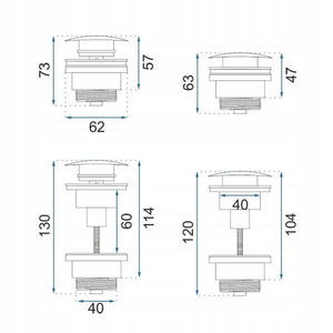 Tappo Klik-klak Rea Titan