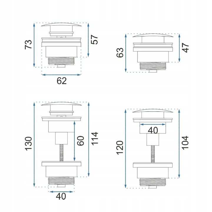 Tappo Klik-klak Rea Titan