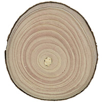 Centrotavola di Legno Base Dischi Tronco Decorazione Natalizia Diametro 20CM