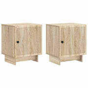 Armadio da Notte 2 pcs Rovere Sonoma 43 x 34,5 x 50 cm