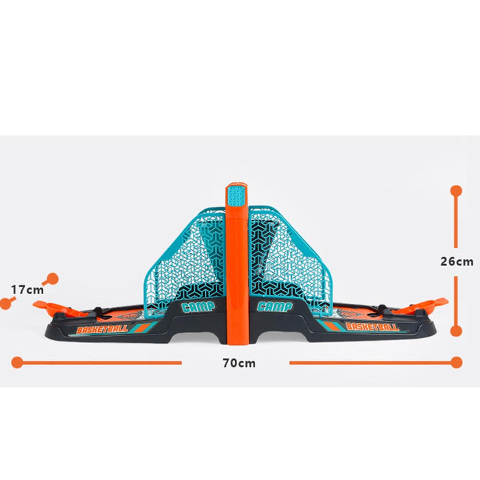 Gioco di Societa Basket Palla Canestro da Tavolo Giocattolo Bambini 2 Giocatori