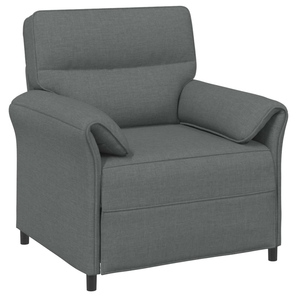 Set di divani 2 pz Grigio Scuro Tessuto 3424844