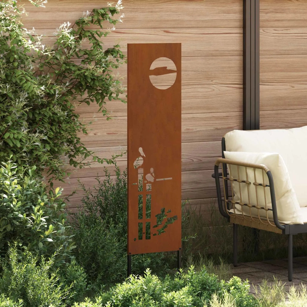 Schermo per privacy in giardino Traforo Ruggine 32 x 140 cm CFW9813092