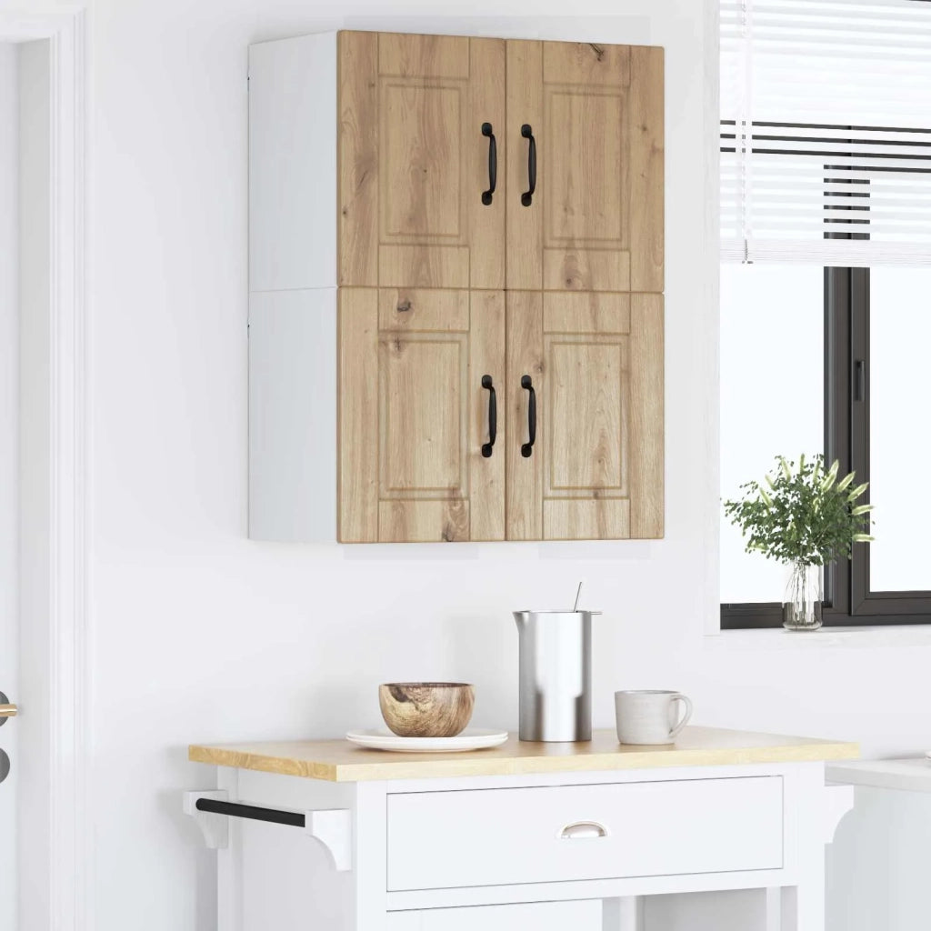 Armadietto a muro PORTO 2 pcs Rovere artigianale