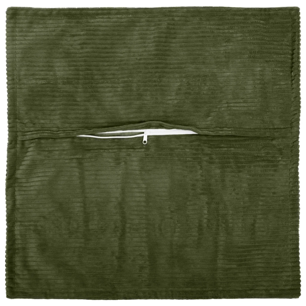 Federa 6 pz HOUTEN Verde 80 x 80 cm corduroy 921660