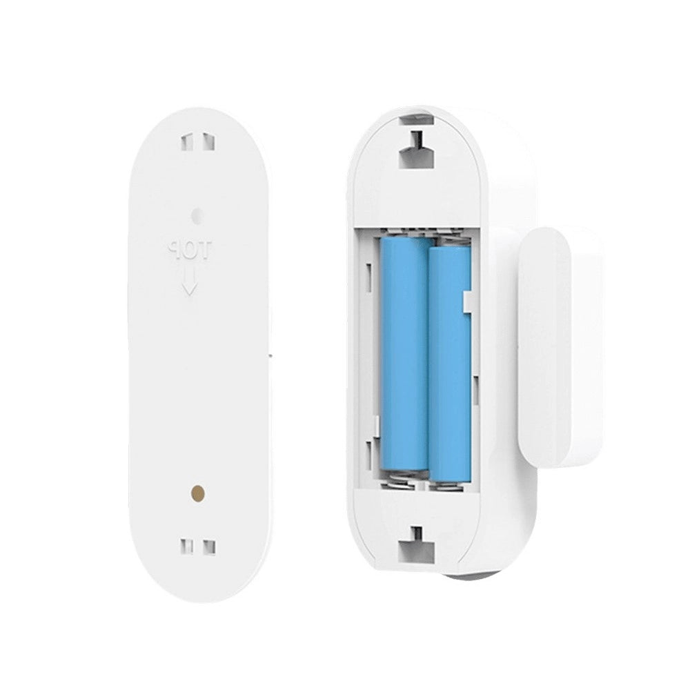Trade Shop - Sensore Wireless Wifi Per Porta Finestra Con Sirena Audio Alexa Google Home Zx-d41 -
