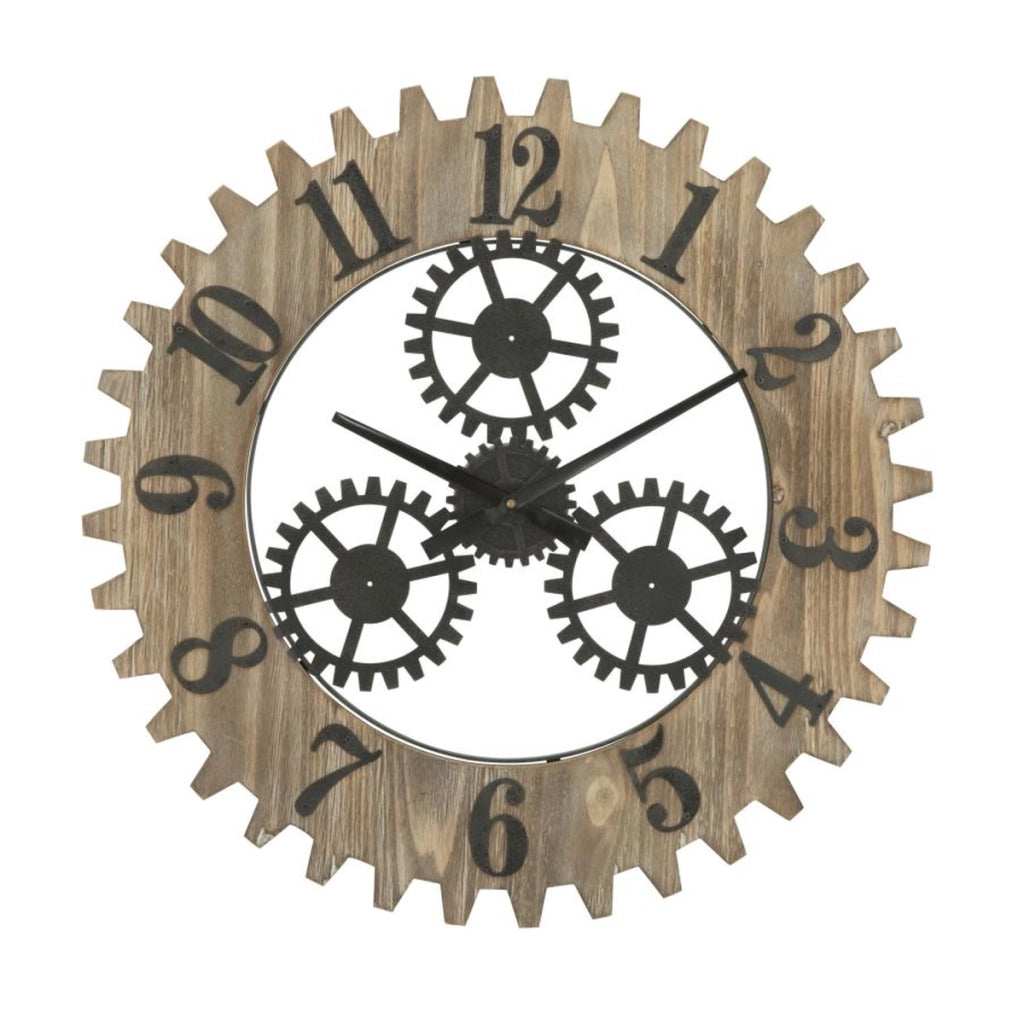 Orologio da Parete VKH259, Marrone, Metallo, 60x4x60 cm