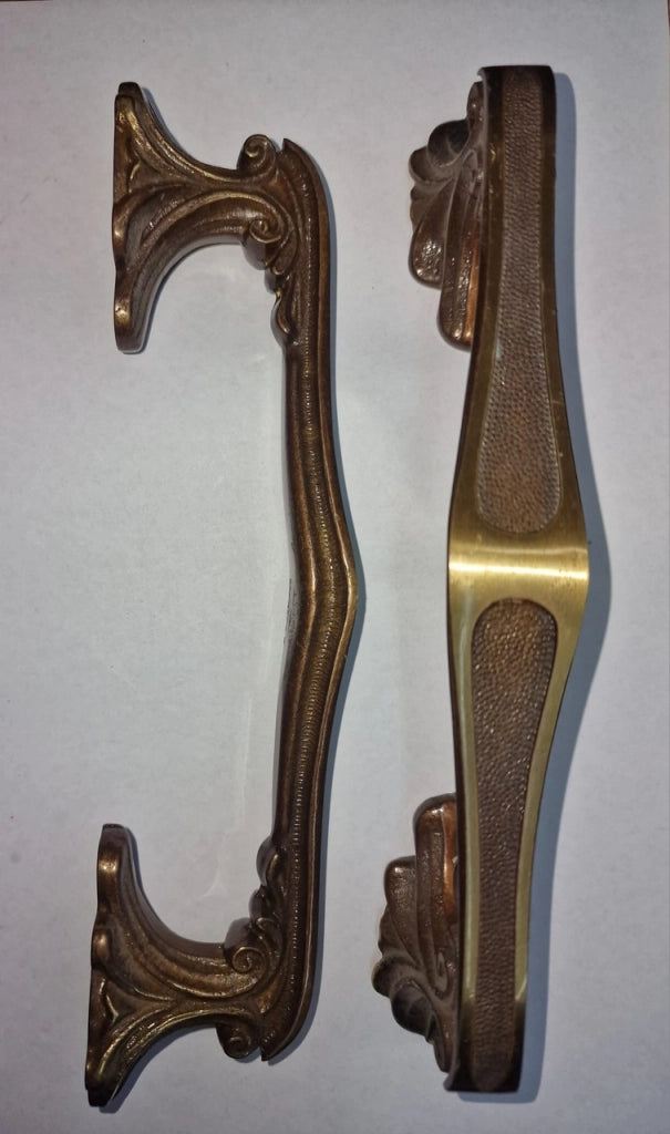 MANIGLIA OTTONE mm 178 BRONZATO VINTAGE