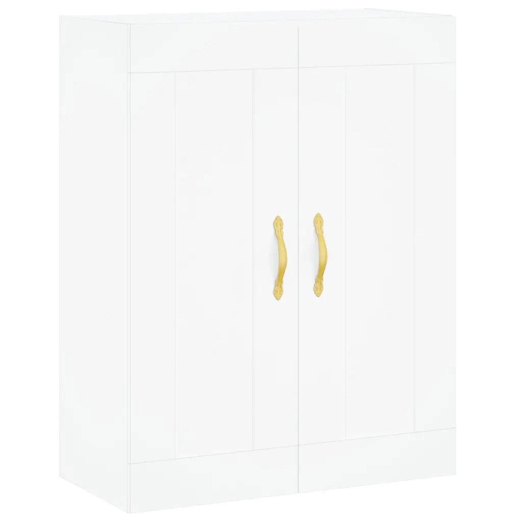 Credenza Bianca 69,5x34x180 cm in Legno Multistrato 3199921