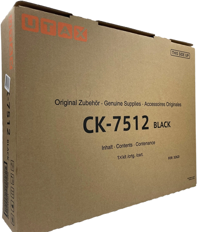 ORIGINAL Utax toner nero CK-7512 1T02V70UT0 ~35000 Seiten