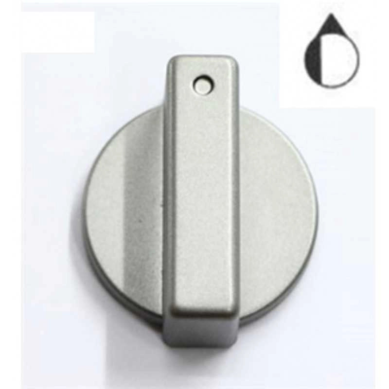 MANOPOLA POMELLO PIANO COTTURA SOVRANA CANDY D.38mm Silver - Candy Hoover Iberna Zerowatt