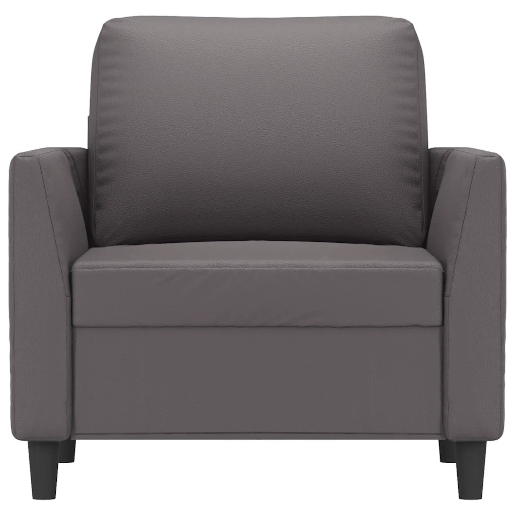 Poltrona Grigia 60 cm in Similpelle 359325