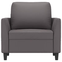 Poltrona Grigia 60 cm in Similpelle 359325