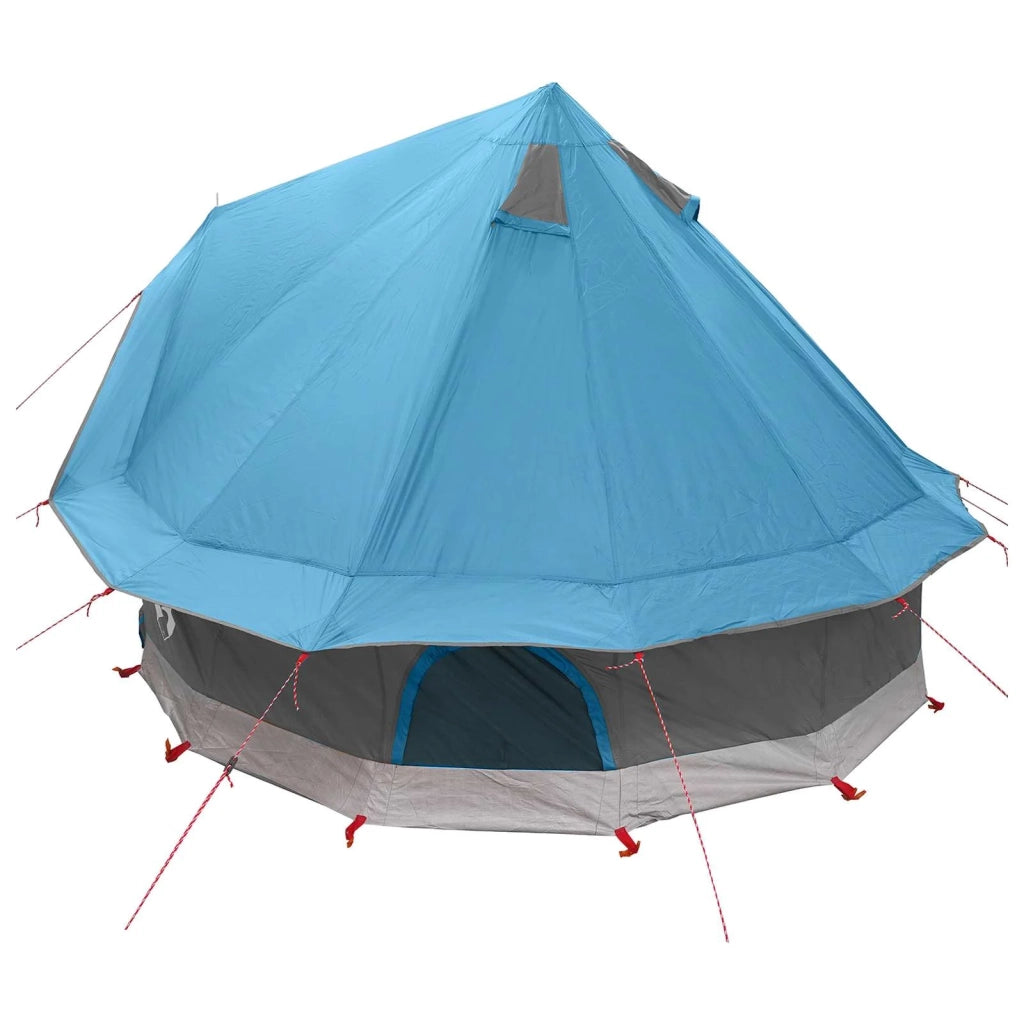 Tenda Tipi con tetto Blu 250 x 250 cm Poliestere e Acciaio 42028720