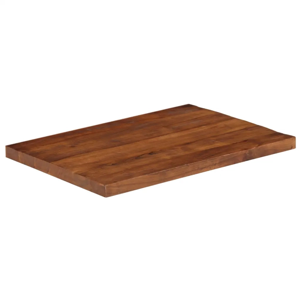 Piano Tavolo 90x60x2,5 cm Rettangolare in Massello di Recupero 371198