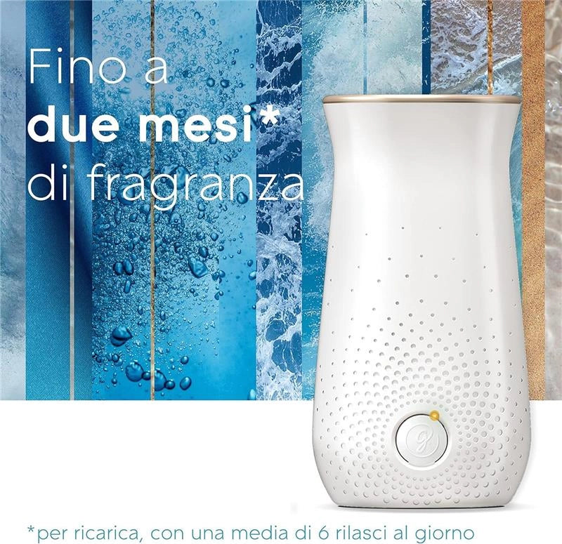 GLADE SENSE & SPRAY DEODORANTE PER AMBIENTI CON SENSORE DI MOVIMENTO FRAGRANZA OCEAN ADVENTURE 2 X 18 ML