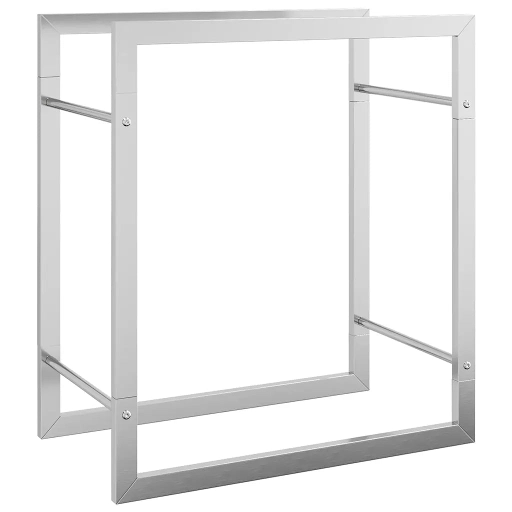 Portalegna 50x28x56 cm in Acciaio Inossidabile CFW7142166