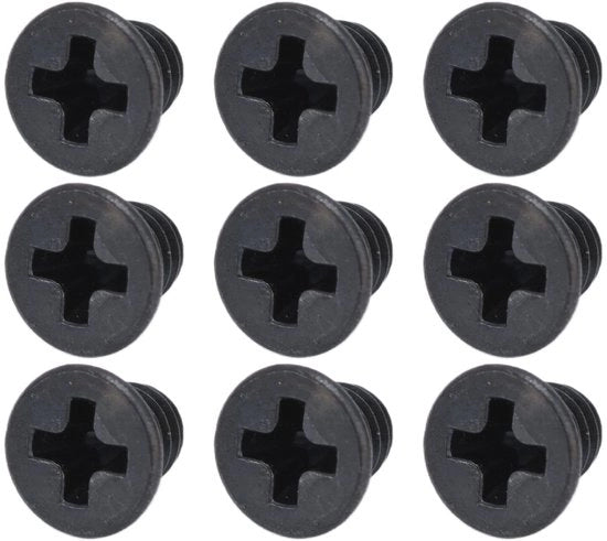 Assortimento di Viti Sottovita M3 - Nero Gessato - 50 Pezzi