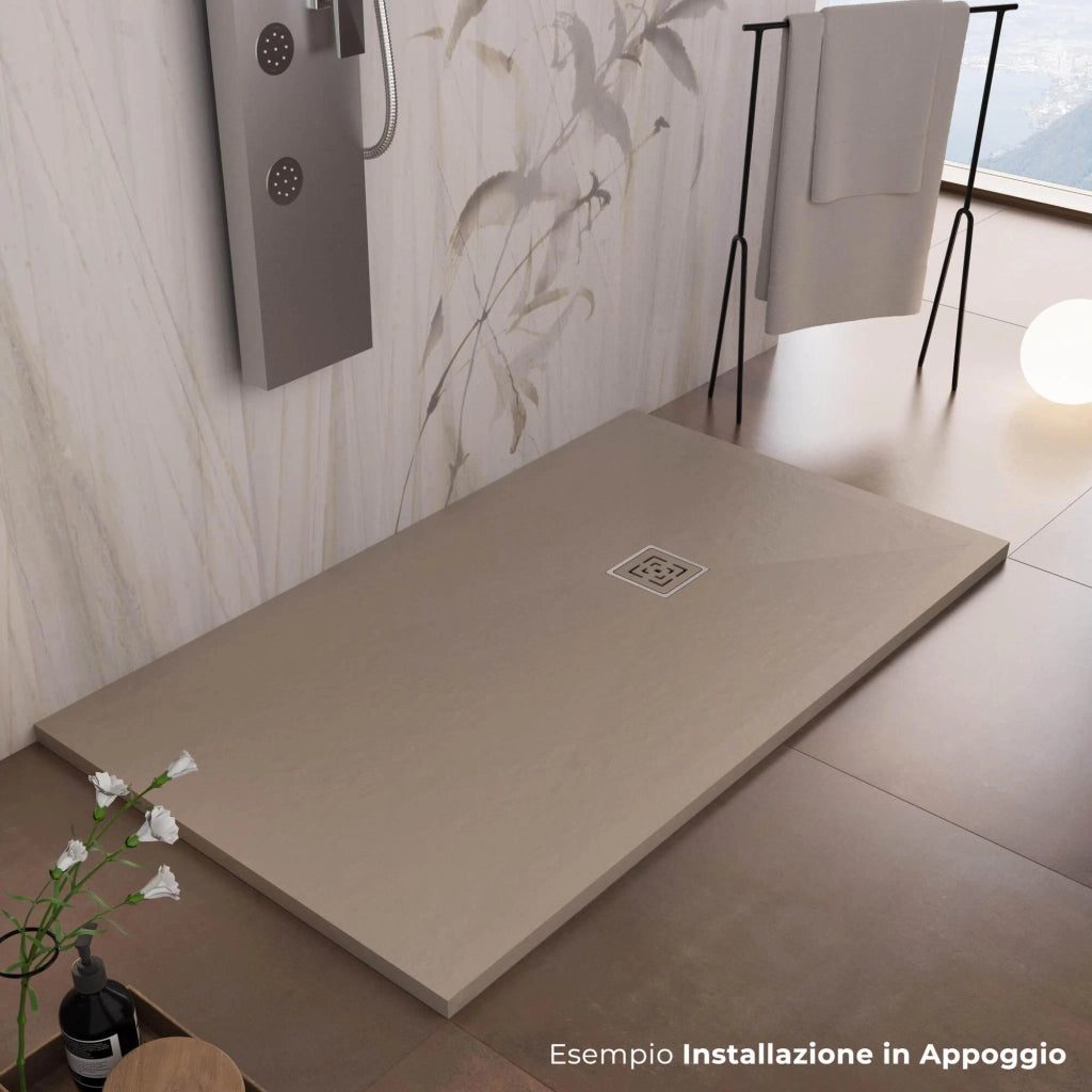 Piatto Doccia in Pietra 100x180 cm Bonussi Canton Moka