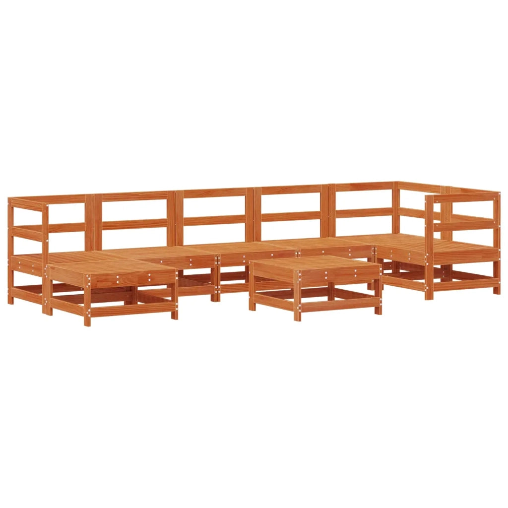Set Lounge da Giardino 8 pcs Marrone Cerato 3418081