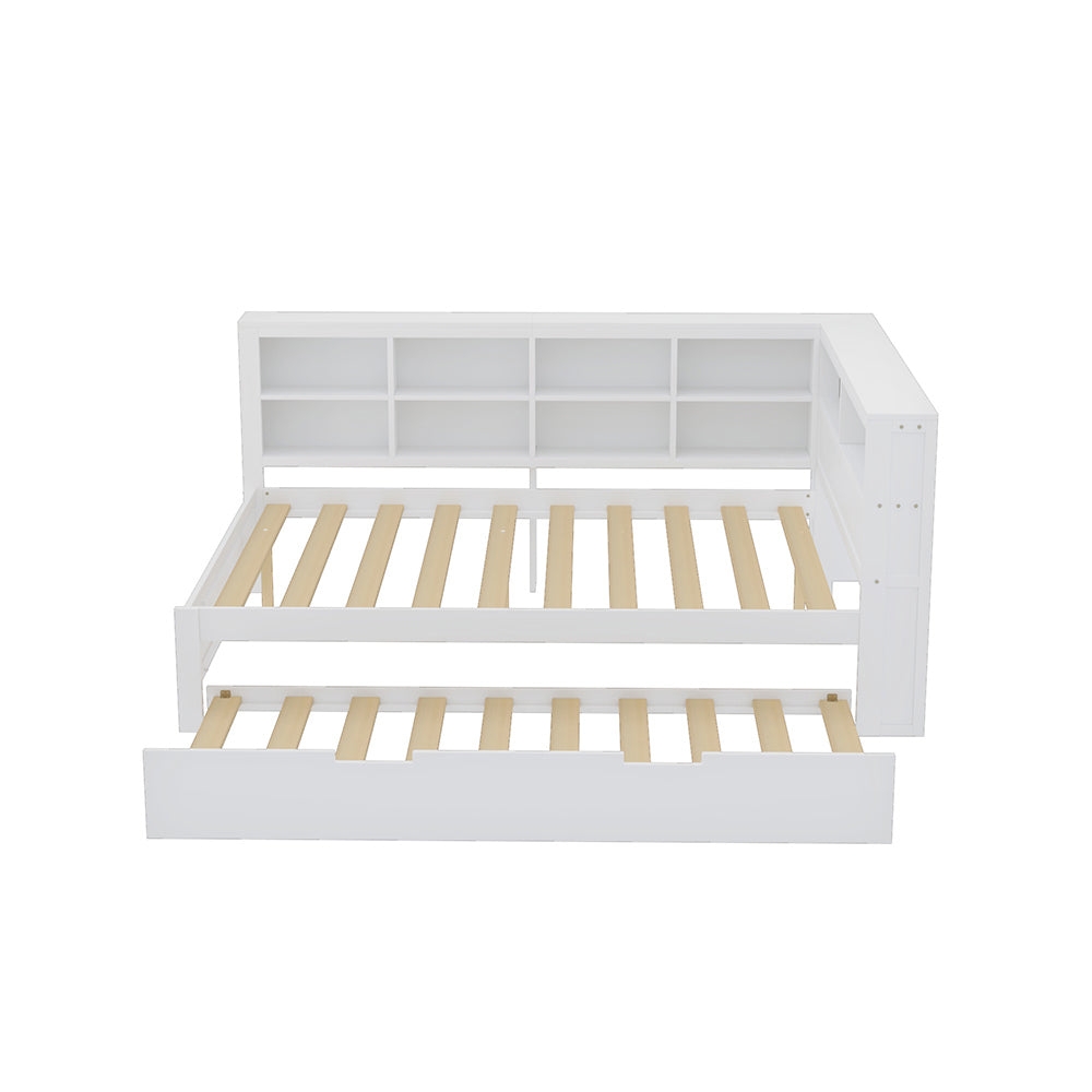 Divano letto matrimoniale - Xylo - 140x200 cm - Bianco - Trasformabile