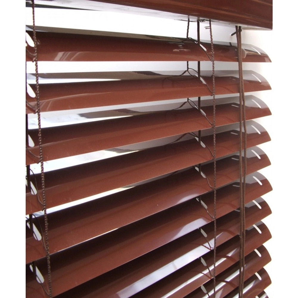 Trade Shop - Tenda Veneziana Marrone In Pvc 80x160cm Per Portafinestra Finestra Parasole Tpl57 605476a -