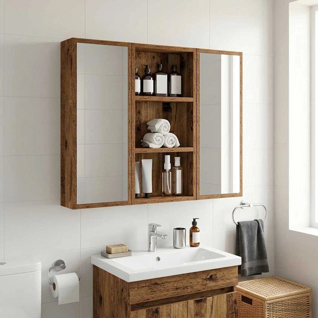 Armadio da bagno a muro Legno vecchio 30 x 10 x 60,5 cm 889325