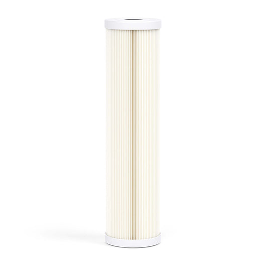 Naturewater Cartuccia filtrante a pieghe 20'', filtro a cartuccia, filtrazione dell'acqua potabile, filtraggio acqua domestica