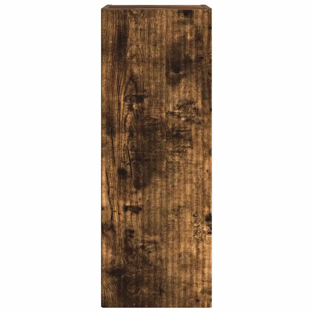 Mobile TV da parete-Mobile TV a Muro-Credenza TV Rovere fum¨¦ 30 x 31 x 80 cm