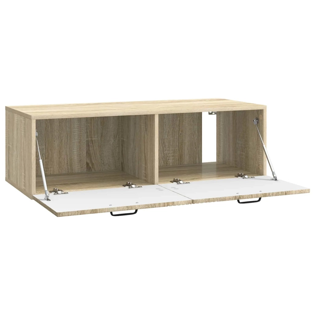 Mobile Porta TV da Muro-Credenza per TV sospesa Rovere Sonoma 98 x 41 x 30 cm 199218