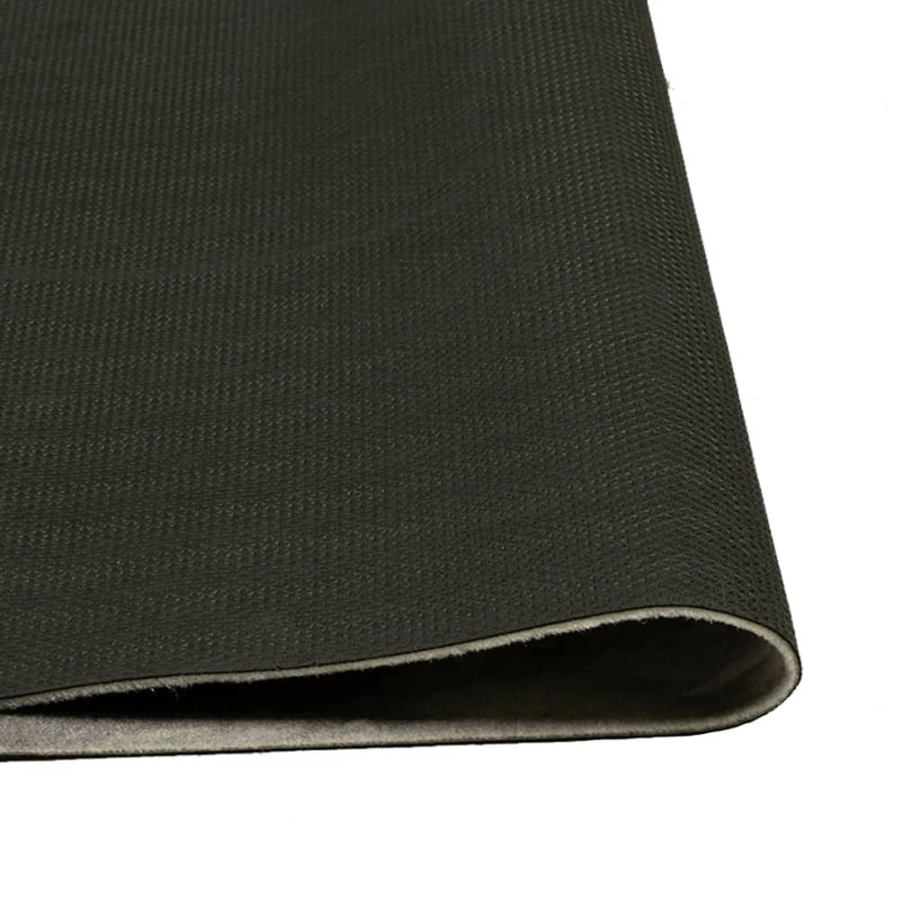 Tappetino da cucina lavabile in velluto 150 x 45 cm antiscivolo elegante per uso interno in poliammide grigio 02_0056456