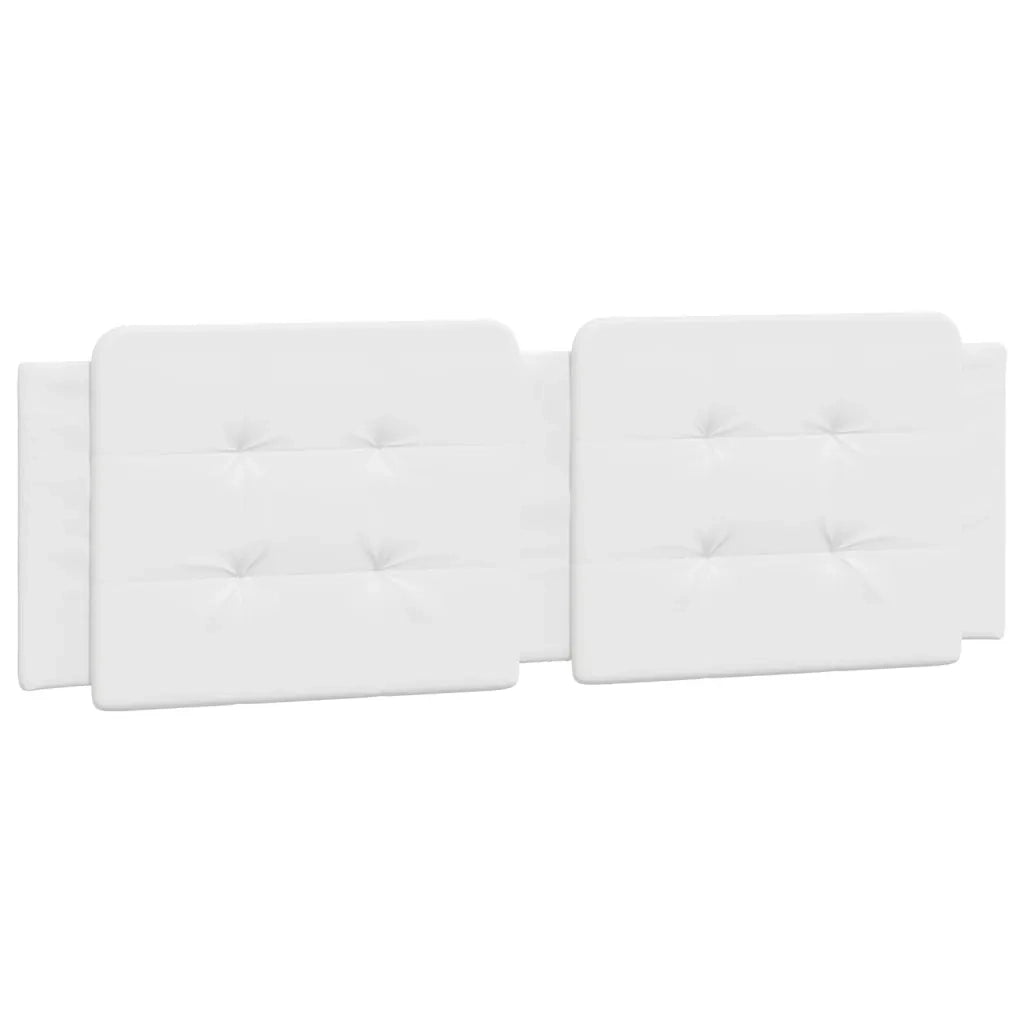 vidaXL Cuscino Testiera Bianco 152 cm in Similpelle
