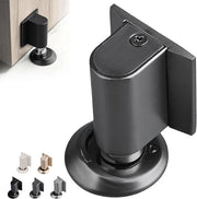 Deurstopper magnetico con viti e adesivo, adatto per un'adeguata aderenza, robusto deurstopper magnetico, stop con forma di coda di rondine, appoggio inferiore per tenere aperta la porta (grigio scuro)