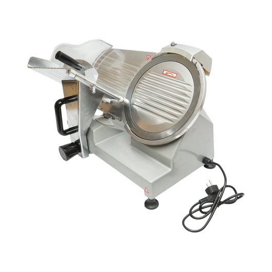 Affettatrice elettrica per carne e salumi 150W, 220V, spessore regolabile 0,2-12mm, diametro lama 250mm