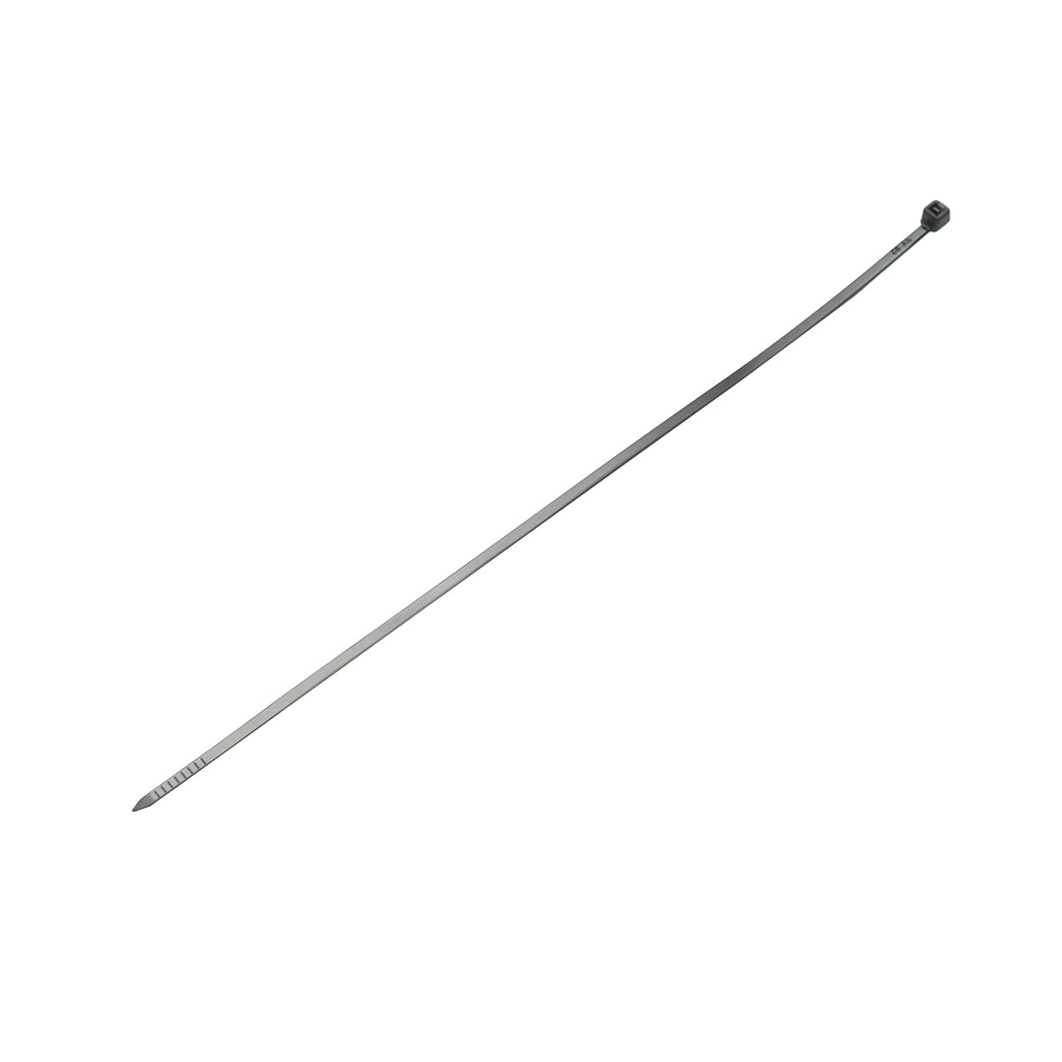 Fascetta, collare in plastica nero 2,5 × 200 mm, 100 pezzi/set Breckner Germany