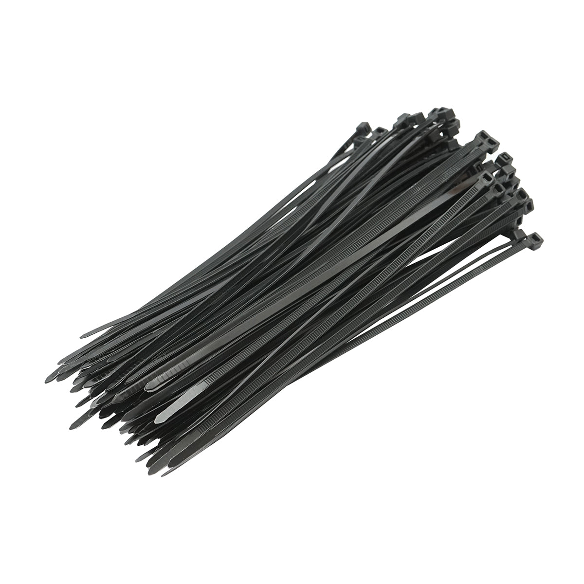 Fascetta, collare in plastica nero 3,6 × 200 mm, 100 pezzi/set Breckner Germany