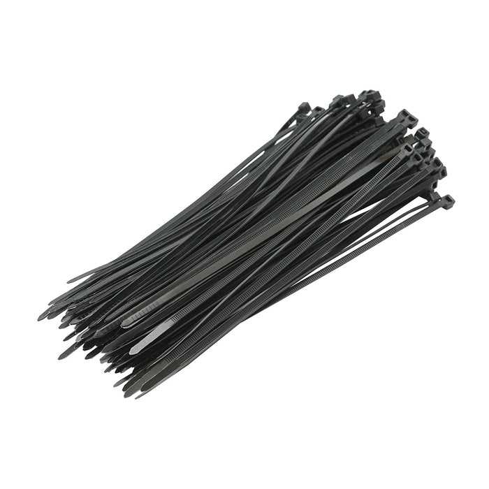 Fascetta, collare in plastica nero 3,6 × 200 mm, 100 pezzi/set Breckner Germany