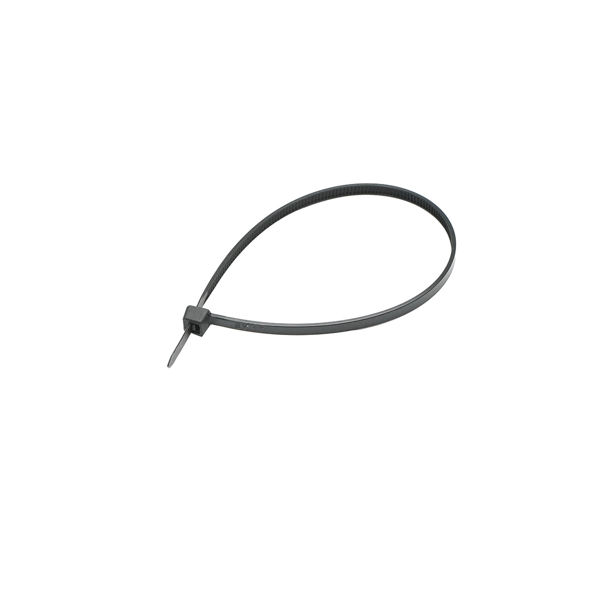Fascetta, collare in plastica nero 3,6 × 200 mm, 100 pezzi/set Breckner Germany