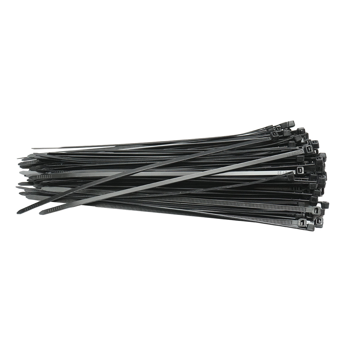 Fascetta, collare in plastica nero 4,8 × 250 mm, 100 pezzi/set Breckner Germany