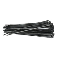 Fascetta, collare in plastica nero 4,8 × 250 mm, 100 pezzi/set Breckner Germany