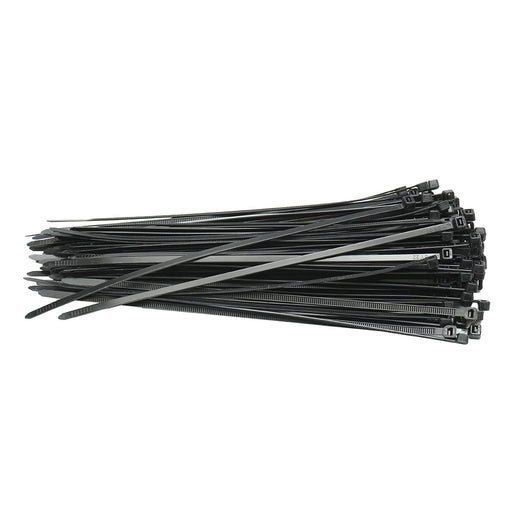 Fascetta, collare in plastica nero 4,8 × 250 mm, 100 pezzi/set Breckner Germany