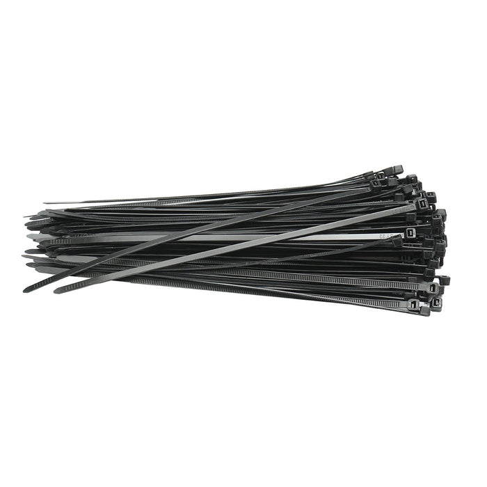 Fascetta, collare in plastica nero 4,8 × 250 mm, 100 pezzi/set Breckner Germany