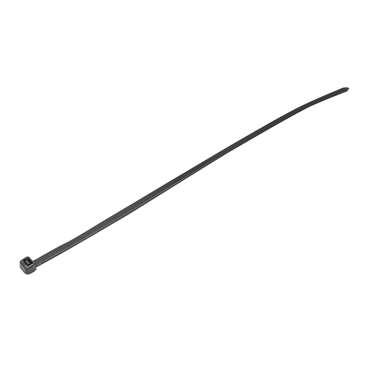 Fascetta, collare in plastica nero 4,8 × 250 mm, 100 pezzi/set Breckner Germany