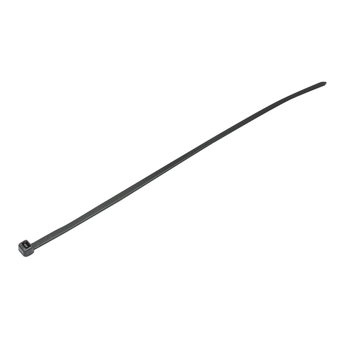 Fascetta, collare in plastica nero 4,8 × 250 mm, 100 pezzi/set Breckner Germany