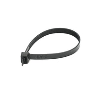 Fascetta, collare in plastica nero 7,6 × 200 mm, 100 pezzi/set Breckner Germany