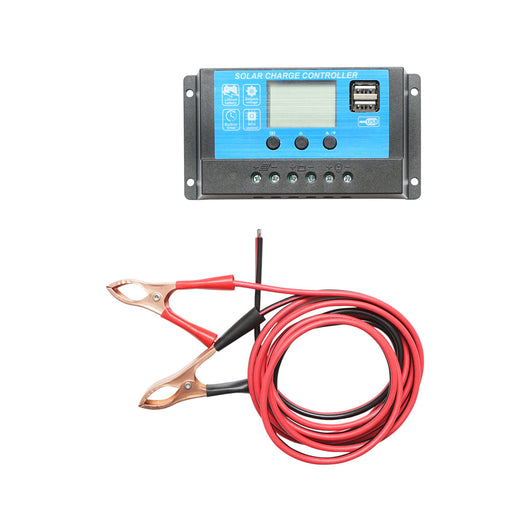 Kit completo per recinzione elettrica 12V, 14 Joule, filo da 1000 m con pannello solare da 20 W e 100 isolatori Breckner Germany