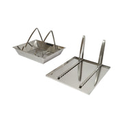 Vassoio disopercolatore con setaccio in acciaio inox 520x415x110mm
